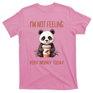 I Hate Mornings Panda T-Shirt