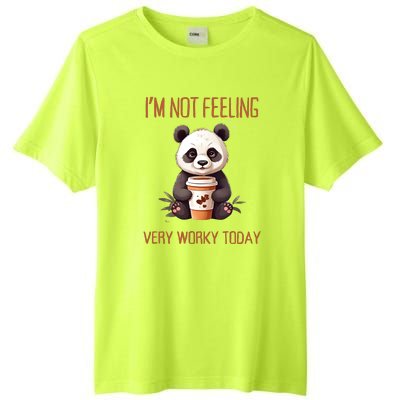 I Hate Mornings Panda Tall Fusion ChromaSoft Performance T-Shirt