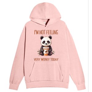 I Hate Mornings Panda Urban Pullover Hoodie