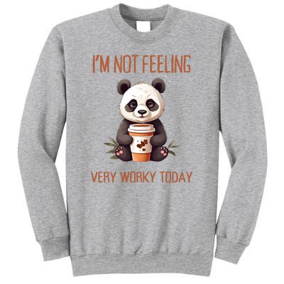 I Hate Mornings Panda Sweatshirt