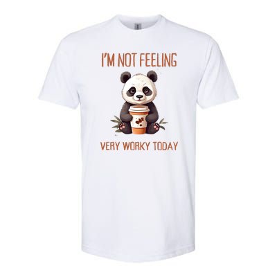 I Hate Mornings Panda Softstyle CVC T-Shirt