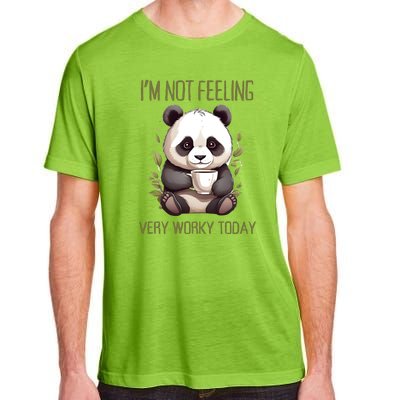 I Hate Mornings Panda Adult ChromaSoft Performance T-Shirt