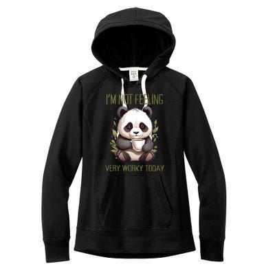 I Hate Mornings Panda Women's Fleece Hoodie