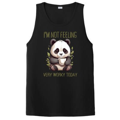 I Hate Mornings Panda PosiCharge Competitor Tank