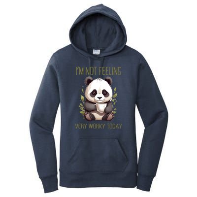 I Hate Mornings Panda Women's Pullover Hoodie