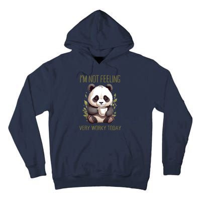 I Hate Mornings Panda Tall Hoodie