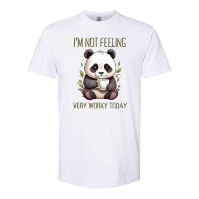 I Hate Mornings Panda Softstyle CVC T-Shirt