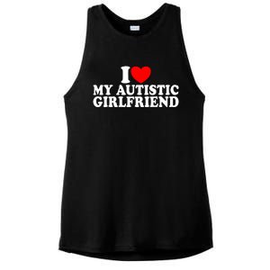 I Heart My Autistic Girlfriend I Love My Autistic Girlfriend Ladies PosiCharge Tri-Blend Wicking Tank