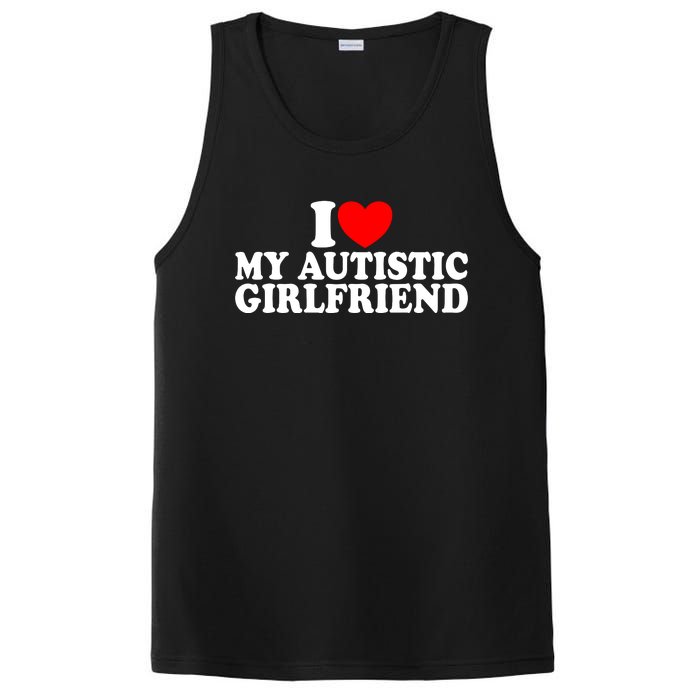 I Heart My Autistic Girlfriend I Love My Autistic Girlfriend PosiCharge Competitor Tank