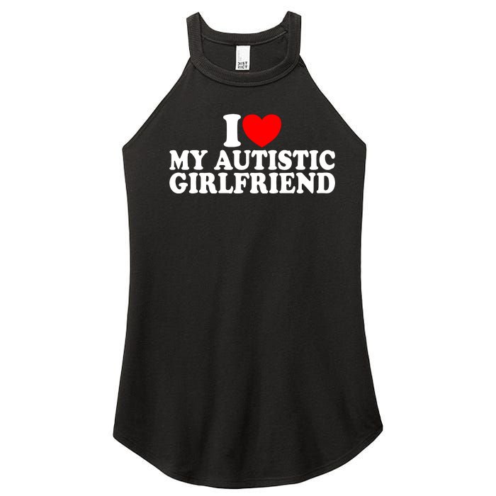 I Heart My Autistic Girlfriend I Love My Autistic Girlfriend Women's Perfect Tri Rocker Tank