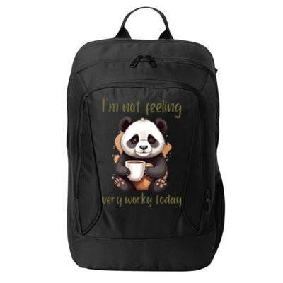 I Hate Mornings Panda City Backpack