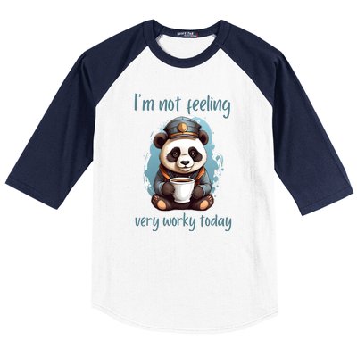 I Hate Mornings Panda Baseball Sleeve Shirt