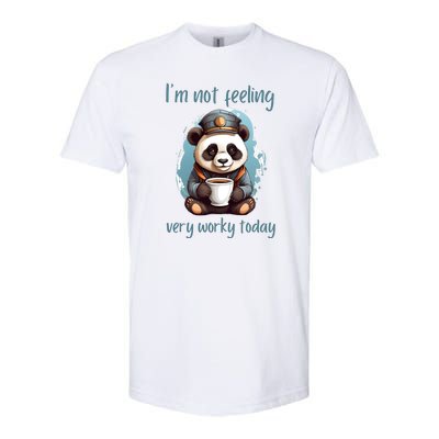 I Hate Mornings Panda Softstyle CVC T-Shirt