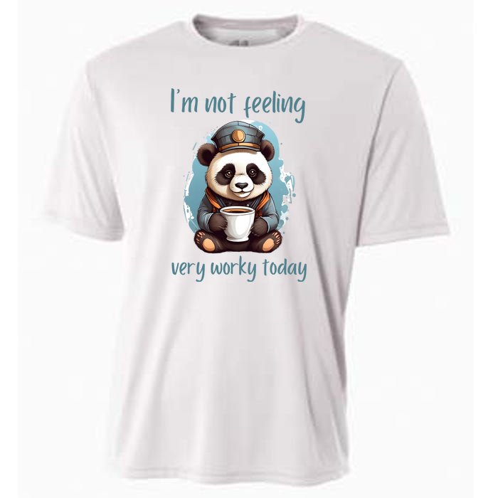 I Hate Mornings Panda Cooling Performance Crew T-Shirt