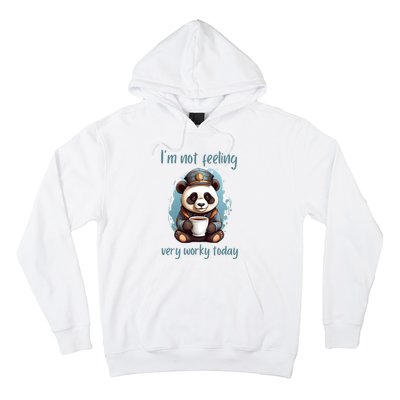 I Hate Mornings Panda Hoodie