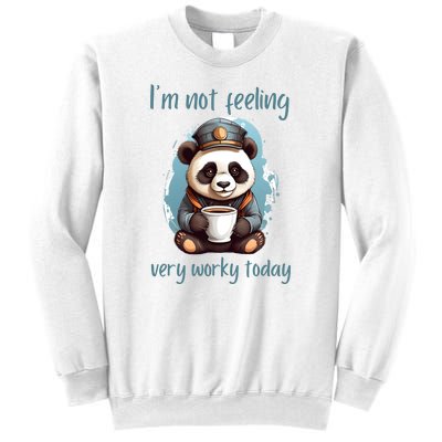 I Hate Mornings Panda Sweatshirt