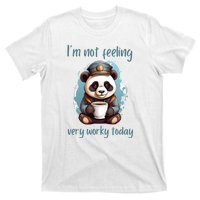 I Hate Mornings Panda T-Shirt