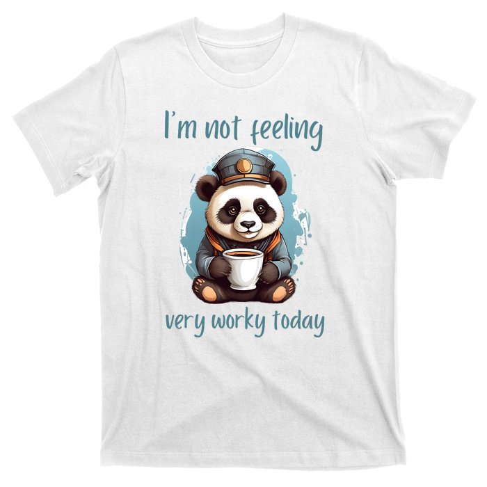 I Hate Mornings Panda T-Shirt