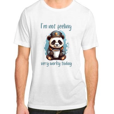 I Hate Mornings Panda Adult ChromaSoft Performance T-Shirt