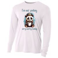 I Hate Mornings Panda Cooling Performance Long Sleeve Crew