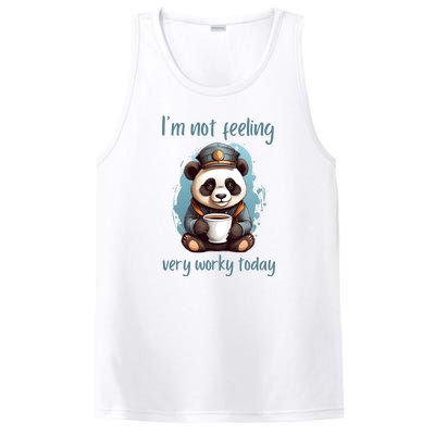 I Hate Mornings Panda PosiCharge Competitor Tank