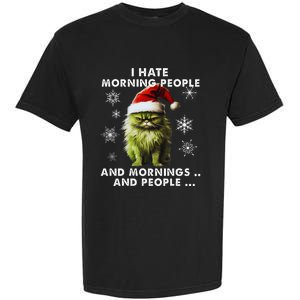 I Hate Morning People Cat Lover Christmas costume Garment-Dyed Heavyweight T-Shirt