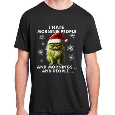 I Hate Morning People Cat Lover Christmas costume Adult ChromaSoft Performance T-Shirt