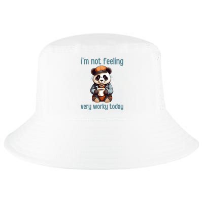 I Hate Mornings Panda Cool Comfort Performance Bucket Hat