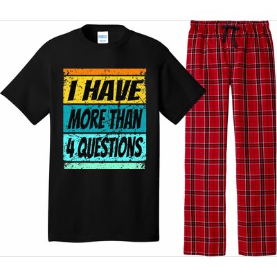 I Have More Than Four Questions Passover Pajama Set