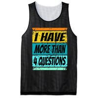 I Have More Than Four Questions Passover Mesh Reversible Basketball Jersey Tank