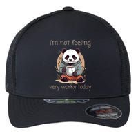 I Hate Mornings Panda Flexfit Unipanel Trucker Cap