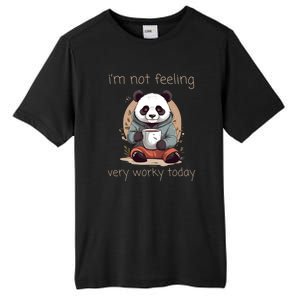 I Hate Mornings Panda Tall Fusion ChromaSoft Performance T-Shirt