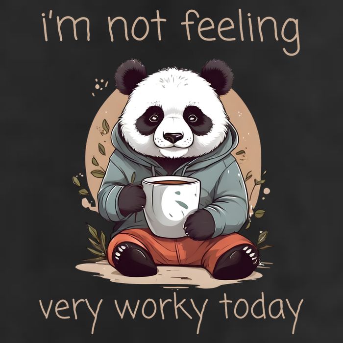 I Hate Mornings Panda 15oz Campfire Ceramic Mug