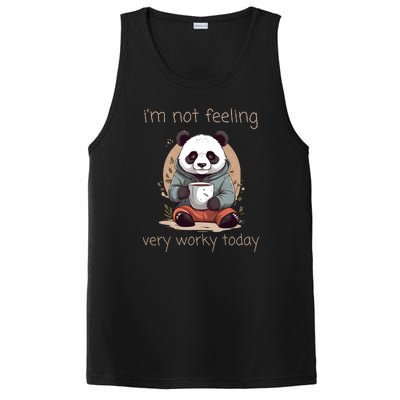 I Hate Mornings Panda PosiCharge Competitor Tank