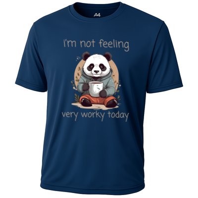 I Hate Mornings Panda Performance Shirt