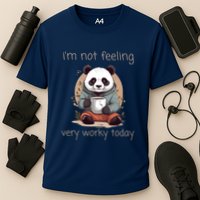 I Hate Mornings Panda Performance Shirt