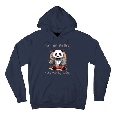 I Hate Mornings Panda Hoodie