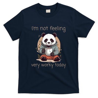 I Hate Mornings Panda T-Shirt