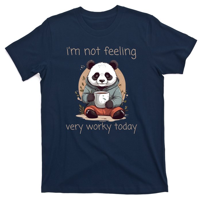 I Hate Mornings Panda T-Shirt