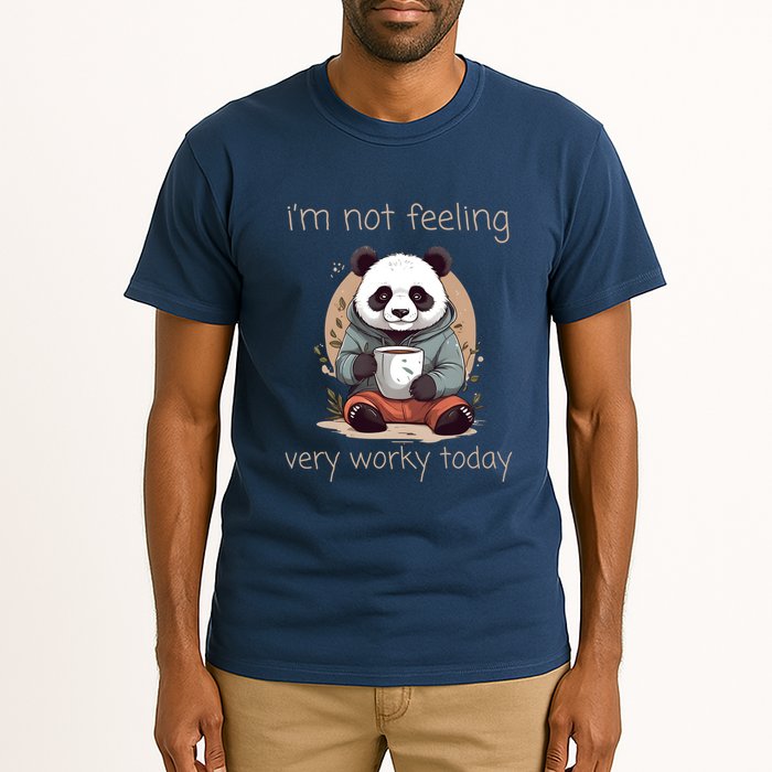 I Hate Mornings Panda Tall T-Shirt