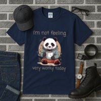 I Hate Mornings Panda Tall T-Shirt