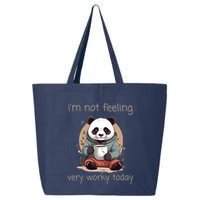 I Hate Mornings Panda 25L Jumbo Tote