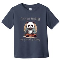 I Hate Mornings Panda Toddler T-Shirt