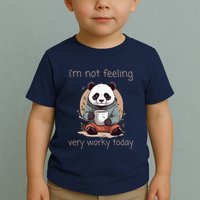 I Hate Mornings Panda Toddler T-Shirt