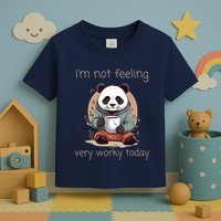 I Hate Mornings Panda Toddler T-Shirt