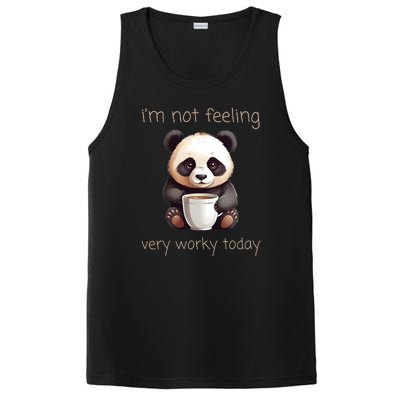 I Hate Mornings Panda PosiCharge Competitor Tank