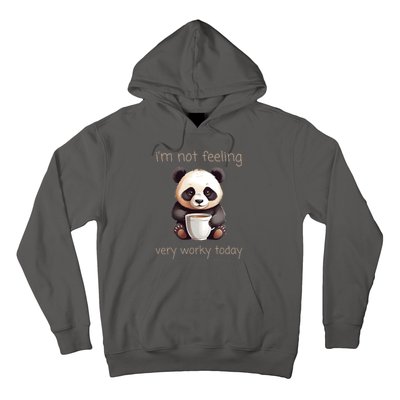 I Hate Mornings Panda Hoodie