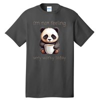 I Hate Mornings Panda Tall T-Shirt