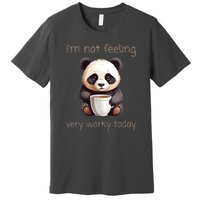 I Hate Mornings Panda Premium T-Shirt