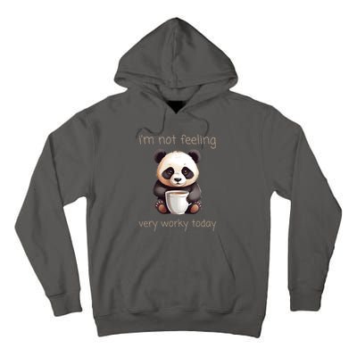 I Hate Mornings Panda Tall Hoodie